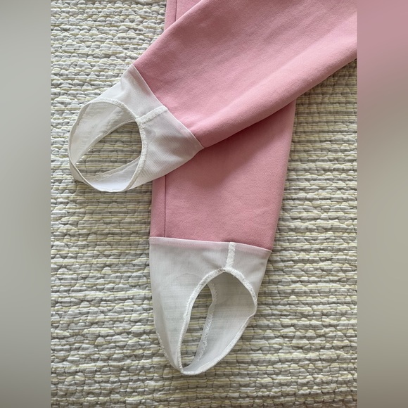 Vintage 80’s Wool Mix Pink Stirrup Pants - Picture 6 of 11